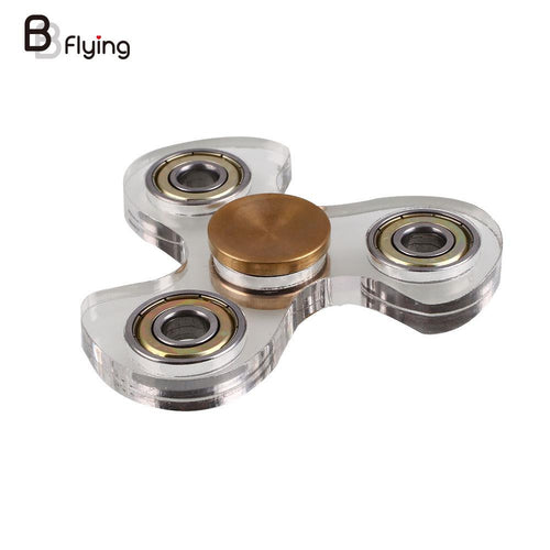 Fidget Spinner EDC Hand Spinner Spin Plastic Custom Fidget Toys Transparent