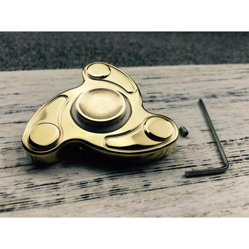 New 3 Color Tornado Fidget Spinner Hand Torqbar Brass Ceramic Bearing EDC Focus Fidget Toys For ADHD Austim Fingers Toy