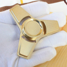 Hot Selling EDC Toys Triangular Hand Spinner Stainless Steel/Torqbar Brass Material Professional Fidget Spinner Autism and ADHD