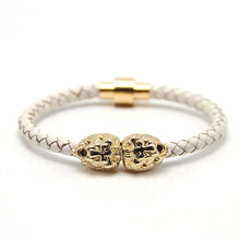 Silver/gold/ Lion Head Cool Bracelet Men and women,Braided Leather Lion Head Bracelets Wholesale Bracelet hot selling