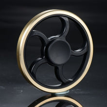 Fingertip Gyro Decompression Fidget spinner Copper Five Leaf Stent EDC Tool Fidget Spinner Hand Anxiety Stress Relief Toys