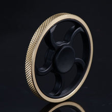Fingertip Gyro Decompression Fidget spinner Copper Five Leaf Stent EDC Tool Fidget Spinner Hand Anxiety Stress Relief Toys