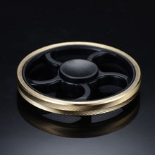 Fingertip Gyro Decompression Fidget spinner Copper Five Leaf Stent EDC Tool Fidget Spinner Hand Anxiety Stress Relief Toys