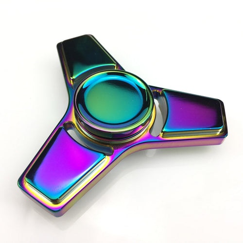 Hot Selling EDC Toys Triangular Hand Spinner Stainless Steel/Torqbar Brass Material Professional Fidget Spinner Autism and ADHD