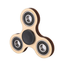 3 Angle Wooden Fidget Hand Spinner Triangle DIY Wooden Puzzle Finger Toy EDC Focus Toys For ADHD Austim Stress Relief Toys