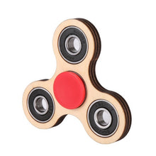 3 Angle Wooden Fidget Hand Spinner Triangle DIY Wooden Puzzle Finger Toy EDC Focus Toys For ADHD Austim Stress Relief Toys