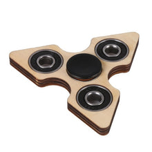 3 Angle Wooden Fidget Hand Spinner Triangle DIY Wooden Puzzle Finger Toy EDC Focus Toys For ADHD Austim Stress Relief Toys