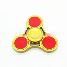 2017 New EDC Tri-Spinner Fidget Toys Pattern Hand Spinner Metal Fidget Spinner and ADHD Adults Children Educational Toys