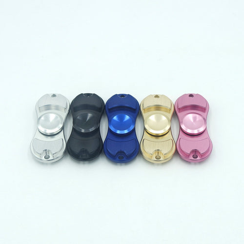 5 Colour Fidget Spinner Metal Two-Spinner Toy Fidget Hand Spinner For Autism and ADHD Kids/Adult Funny Anti Stress Toys