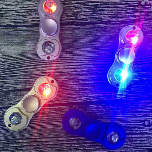 Shake Light Horse Race Lamp Fidget Hand Spinner Aluminium Alloy For Autism and ADHD  Fidget Spinner Anti Stress Gift Box