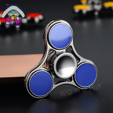 2017 New EDC Tri-Spinner Fidget Toys Pattern Hand Spinner Metal Fidget Spinner and ADHD Adults Children Educational Toys Hobbies