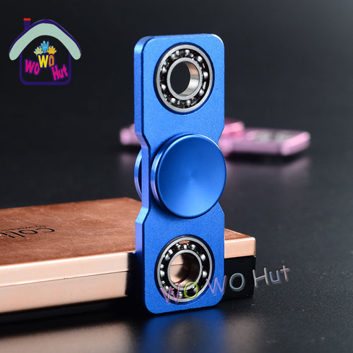 2017 New EDC Tri-Spinner Fidget Toys Pattern Hand Spinner Metal Fidget Spinner and ADHD Adults Children Educational Toys