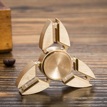 2017 Nieuwe EDC Tri-Spinner Fidget Speelgoed Patroon Hand Spinner Metalen Fidget Spinner en ADHD Volwassenen Kinderen Educatief