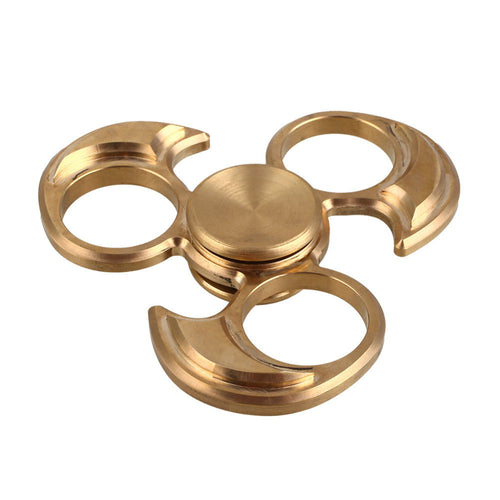 2017 Best New Fidget Spinner EDC HandSpinner Metallic Copper Bearing Fidget Toys Golden Toys