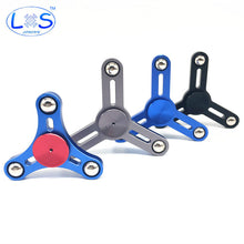2017New Tri-Spinner Fidget Stainless Steel Toys Hand Spinner Metal Fidget Spinner For ADHD Relieve Stress Kid Gift