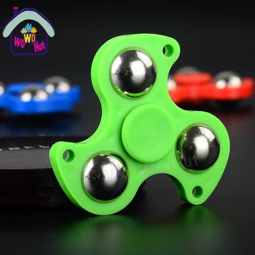 In stock 4color Tri-Spinner Fidget Toy Plastic EDC Fidgets Hand Spinner For Autism and ADHD Increase Focus Keep Hands Busy