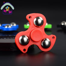 In stock 4color Tri-Spinner Fidget Toy Plastic EDC Fidgets Hand Spinner For Autism and ADHD Increase Focus Keep Hands Busy