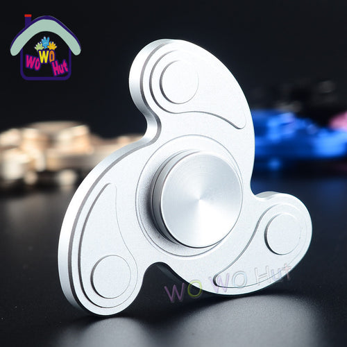 Free shipping Cheap Tri-Spinner Fidget Toy Stainless steel Bearings EDC antistress ADHD Focus Toys Hand Spinner for Kid Adult