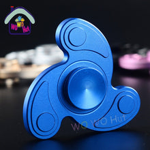 Free shipping Cheap Tri-Spinner Fidget Toy Stainless steel Bearings EDC antistress ADHD Focus Toys Hand Spinner for Kid Adult