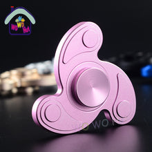 Free shipping Cheap Tri-Spinner Fidget Toy Stainless steel Bearings EDC antistress ADHD Focus Toys Hand Spinner for Kid Adult