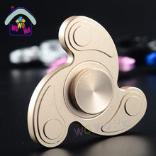 Free shipping Cheap Tri-Spinner Fidget Toy Stainless steel Bearings EDC antistress ADHD Focus Toys Hand Spinner for Kid Adult