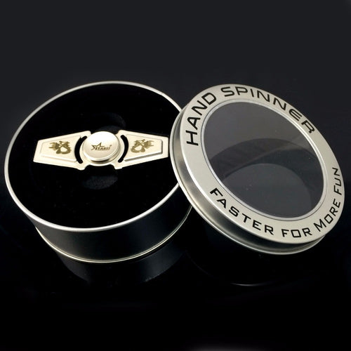 New EDC Tri-Spinner Toys Hand Spinner  Brass Material Professional Fidget Spinner Autism ADHD Children Adults Toy