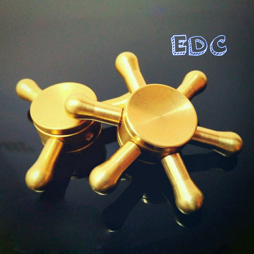 New Styles High Quality Pure copper EDC Spinner Fidgets Hand Spinner For Autism and ADHD Rotation Time Long Anti Stress Toys