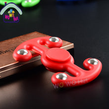 5 Color Tri-Spinner Fidget Hand Spinner For Rotation Time Long Hybrid eramic Bearing Anti Stress Toys Learning Educational Toy